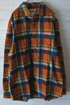 Amazon Essentials チェック柄 長袖シャツ メンズ M　男女兼用