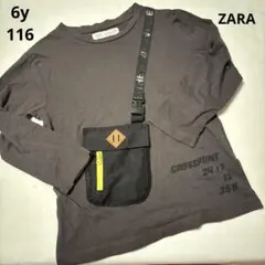 ZARA 長袖カットソー 6y ポケット付き