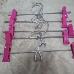 スラックス、スカートハンガー　5本