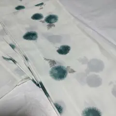 洗える着物 絽　夏の着物 アザミ柄のサムネイル