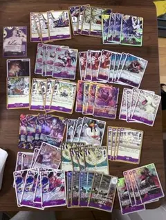 紫エネル 構築済みデッキ 調整パーツ フルパラ ワンピースカード