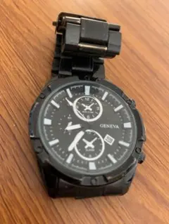 GENEVA メンズ 腕時計 ブラック