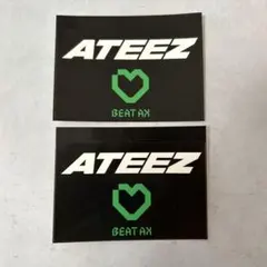 BEAT AX VOL.4● ATEEZ オリジナルステッカー2枚セット