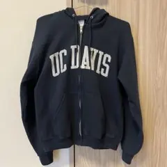 Champion UC DAVIS ジップアップパーカー メンズMのサムネイル