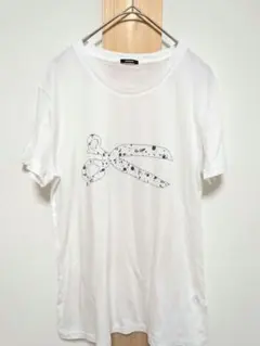 DENHAM デンハム シザーロゴ 半袖Tシャツ ホワイト