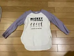 ビールーム ミッキー　ディズニー　ラグラン 長袖　カットソー　ロンT　120