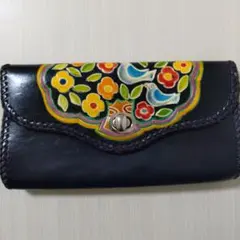ハンドメイド レトロ 鳥柄 クラッチバッグ ヴィンテージ風　着物にもお勧めです♪