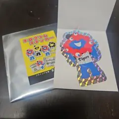 阪神タイガース　ミャクミャク　ホログラムステッカー 万博　赤 未使用
