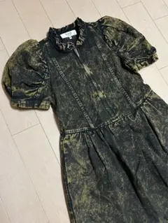 sea new york デニムワンピース ウォッシュ加工 パフスリーブのサムネイル