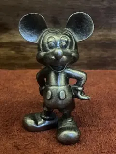 希少 ディズニーランド ミッキー 真鍮 ペーパーウェイト 置物