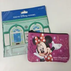 東京ディズニーリゾート　ポーチ (パークチケットデザイン)　ミニー