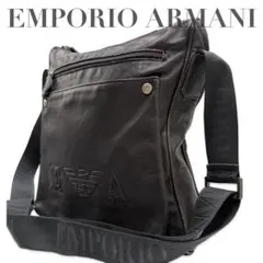 EMPORIO ARMANI ショルダーバッグ イーグルロゴ 斜め掛け 黒y2kのサムネイル