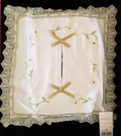 高島屋 レース ティッシュカバー 白♪