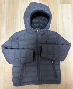 Ralph Lauren フード付きダウンコート 120cmグレー 6