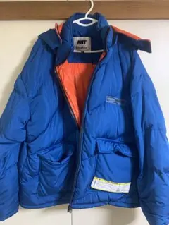【最終値下げ】ANT Studios ダウンジャケット 青/オレンジ