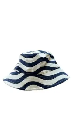 Marimekko ストライプ バケットハット ONE SIZE