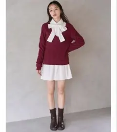 snidel シャツコンビチュニック シャツワンピース