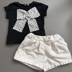 BeBe Tシャツ ショートパンツ セット 100cmのサムネイル