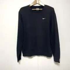 訳あり Nike ナイキ ブラック クルーネック スウェット M