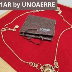 希少 1AR ウノアエレ ゴールド ロングネックレス メタルスパイラルのサムネイル