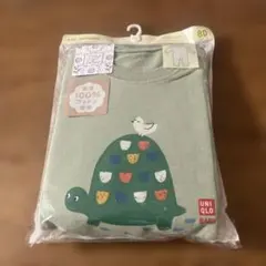 UNIQLO ベビー ロンパース 80cm グリーン