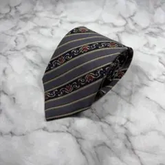 Christian Dior MONSIEUR ネクタイ ストライプ　グレー
