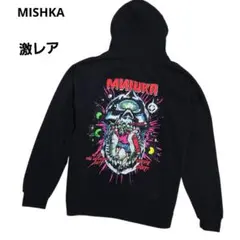ミシカ MISHKA グラフィックパーカー ブラック 美品✨
