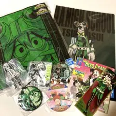 蛙吹梅雨　まとめ売り　僕のヒーローアカデミア　アクリルキーホルダー　タオル