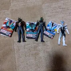 仮面ライダー ゼッツ ソフビ フィギュア カタストロム オルデルム ノクス