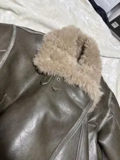 ヴィンテージライクショートフェイクムートン