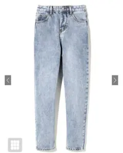 GRL テーパードデニムパンツ