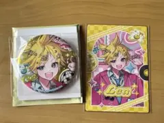 プロセカ　鏡音レン メロパレ　缶バッジ＆レアカードセットのサムネイル