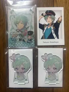 あんスタ 10周年展示会 硬質ケース＆ブロマイド アニカフェ アクスタ 風早巽①