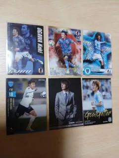 エポック 楢崎正剛 横浜フリューゲルス Jリーグ Jカード サインカード