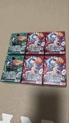 スタートデッキ赤 ルフィ ST21-001 L リーダー緑 ゾロ 各4枚 - メルカリ