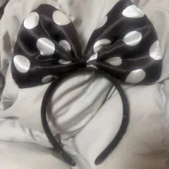 水玉リボンカチューシャ