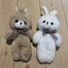 うさぎ　キーホルダー　2点セット