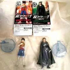 ★超ワンピース★スタイリング 3D2Y ルフィ ドラゴン フィギュア　２点セット