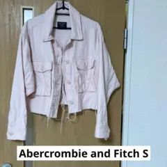Abercrombie & Fitch ピンク クロップドジャケット