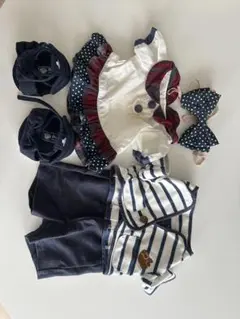 ダッフィー シェリーメイ 着せ替え服セット ネイビー ホワイト