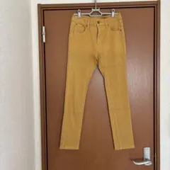 Availスキニーパンツ マスタードカラー【L】