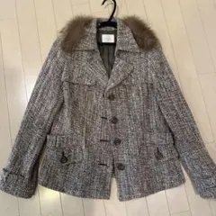 frescute ツイードジャケット 42