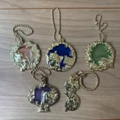 ディズニープリンセス　一番くじ　キーホルダー　メタルチャーム