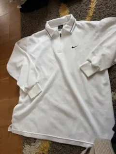 Nike Dri-FIT ホワイト ポロシャツ M