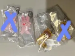 ノンタン　めじるしアクセサリー　たぬきさん　うさぎさんB 2つセット