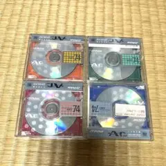 【中古】Victor MDディスク 4枚セット ミニディスク 音楽用 メディア