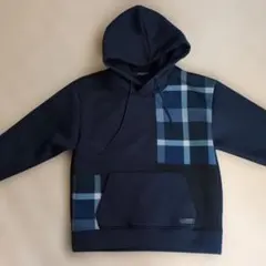 未使用級 ブラックレーベル　チェック　ボアパーカー　M 未使用級 ブラックレーベル チェック ボアパーカー M