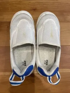 イフミー　上履き 21.5 ホワイト/ブルー