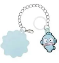 サンリオ　ハンギョドン　めじるしキーホルダー　傘掛け　ダブルチャームグミ