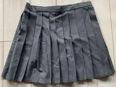 グレー プリーツスカート　女性用